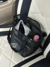 大容量メッシュスイミングバッグ【干湿分離・フィットネス用・ビーチ・洗面道具収納】