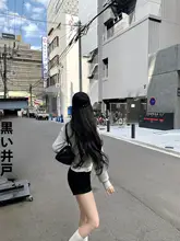 空気層付きグレーショートパーカー【極上の柔らかさ・快適な着心地】