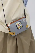 ショルダーポーチ 斜め掛け 多機能 折りたたみ コンパクト スマホ 定期入れ カード 小銭入れ リバーシブル 通勤 お出かけ