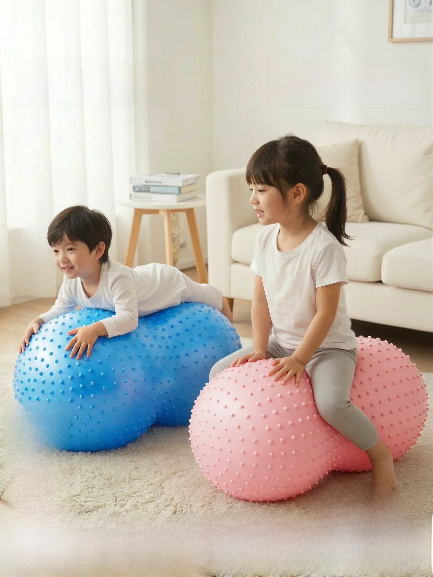ごっこ遊び3歳向け感覚統合トレーニングボール：厚手タイプの早期教育用ボール