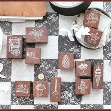 木製インス風スタンプ【マレーシア・グッドタイム】