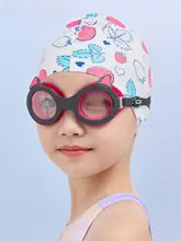 Zoke 可愛い猫デザインの子供用スイミングゴーグル【防水・防曇・泳ぎの練習に最適】