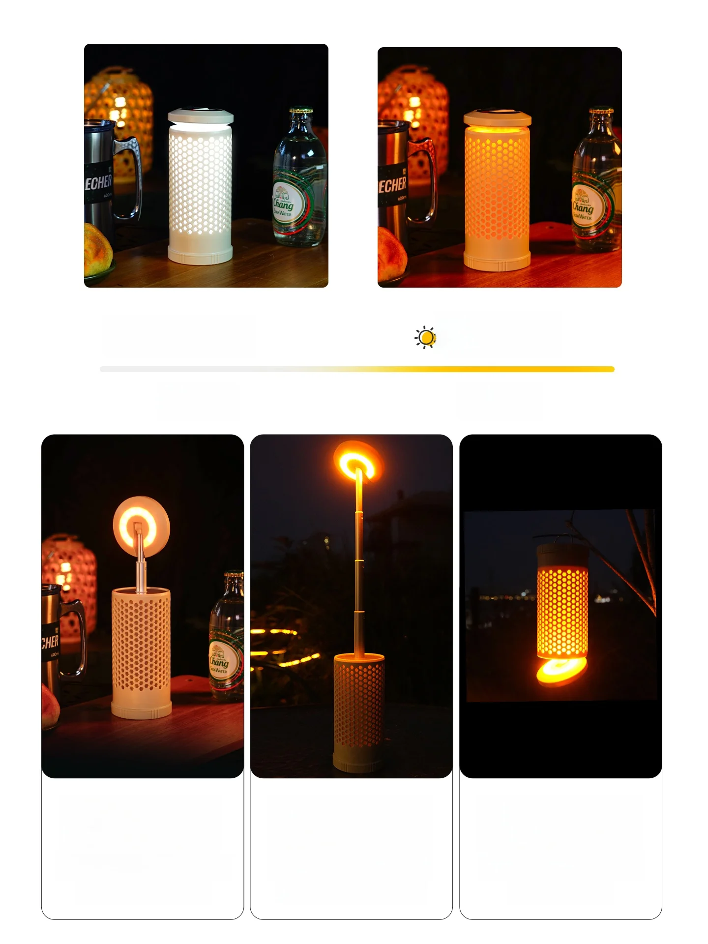 1000ルーメンランタンと比べて、この充電式LEDキャンプライトは本当に明るいのか？