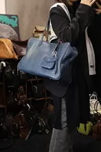 本革製 大容量ビジネスバッグ【ショルダータイプ・ボウリングスタイル・植物タンニンなめし】