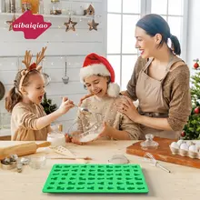 製菓型 シリコンモールド クリスマスツリー サンタクロース チョコレート グミ ケーキ クリスマス