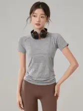 速乾性スポーツ短袖Tシャツ【フィットネス・ヨガ・ランニング対応】