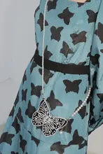 デザイナーオリジナルのバタフライデザインビーズ刺繍ミニバッグ