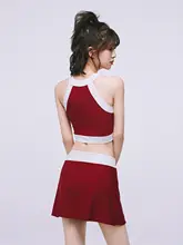 大人女性用 セパレート水着2点セット【上品デザイン・ビーチ・リゾート・スリム効果】