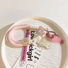 編み込みストラップ 携帯電話ストラップ レディース 手首用 ストラップ モバイルアクセサリー ストライプ ランニングウサギ ストラップ 回転可能 学生用 バックパックストラップ キー アクセサリー