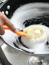 長柄鍋洗浄ブラシ【キッチン用・掃除ブラシ】