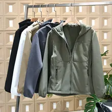 秋冬用防風防水フリース付きフードソフトシェルジャケット【メンズ・快適なアウトドア用】