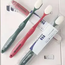 極上の柔らかさ！抗菌ナノ素材の広頭歯ブラシ【超密刷毛・万毛】