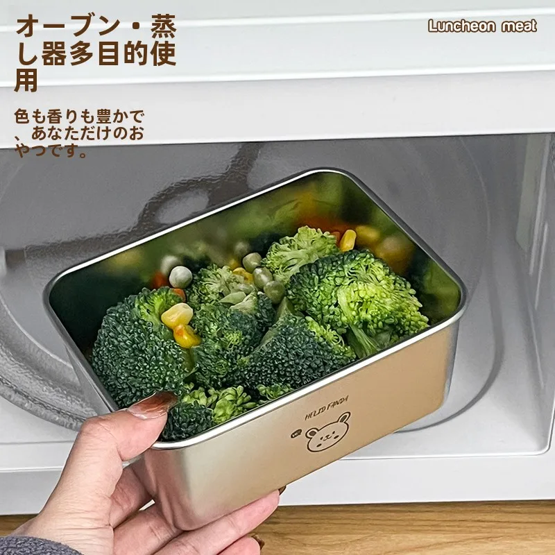 ランチョンミート型蒸しボックス食品グレード ステンレス：テイクアウト用容器の保温性能と丈夫さを実証