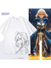 FGO アニメ デフォルメデザイン サーヴァントTシャツ【男女兼用・コットン製・短袖・夏用】