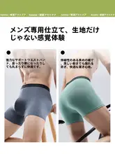 Beneunder ボクサーパンツ メンズ モダール 通気性 抗菌 スポーツ 股下フリー お尻すっぽり 「BENEUNDER」