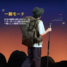 スタンド2メートル三脚【アルミ合金製・一眼レフカメラ対応・液圧雲台・ポータブル・屋外用】