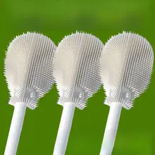 シリコン製カップ用ブラシ【長柄・隅々まで洗浄可能・家庭用】