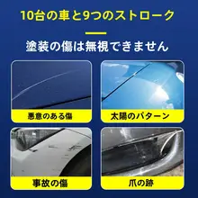 車用傷修復ワックス【深いポリッシュ・汚れ除去・簡単使用】
