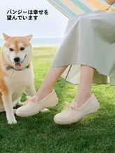 メッシュ通気性スリッポンローファー【軽量・快適・浅口デザイン】