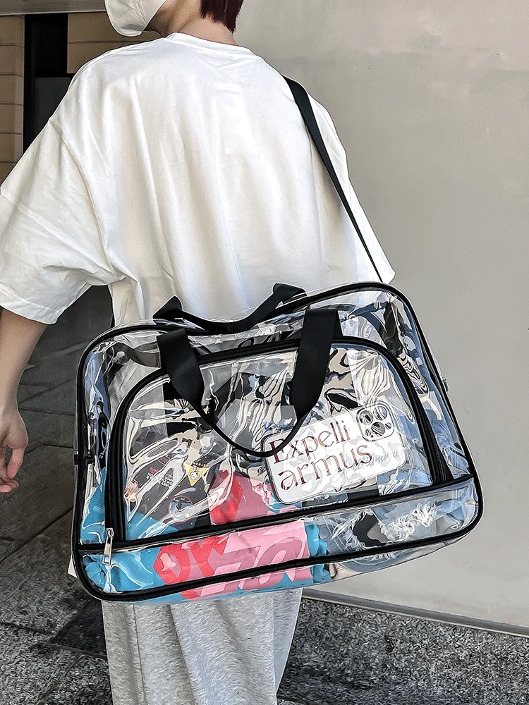 1泊旅行 バッグ おしゃれ どうやって選ぶ？近距離旅行に最適な「透明大容量トラベルバッグ」の本物の使い勝手とは