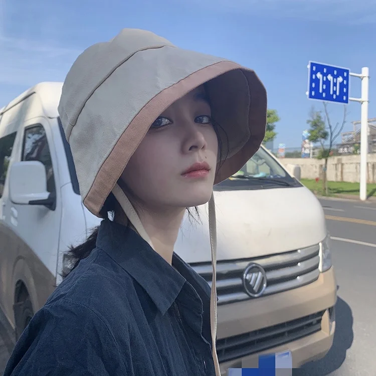 キャンプ帽子 おすすめモデル：レディース 夏用大きなつばのハット【UVカット・登山用】