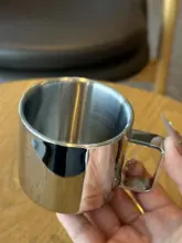 ステンレス製 コーヒーカップ【アメリカンダイナー風・午後のティータイム用・ レトロデザイン】（セットアップ対応）