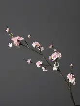 中式造花 梅の花と桃の花のアレンジメント【インテリア用・テーブル花瓶飾り】