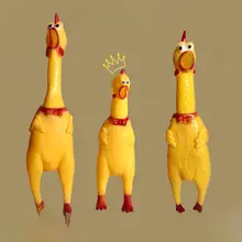 犬用耐噛みおもちゃ！鳴き声付きファイトチキン