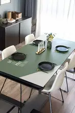 モダンレザー製テーブルマット【北欧風・防水・防油・お手入れ簡単】