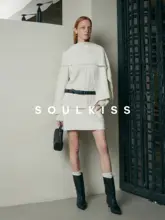 SOULKISS ラグジュアリー羊毛ニットセット【立体ケーブル編み・ゆったりデザイン】