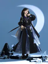 ダークカラーのミャオ族風ダルマ斗篷【改良遺風・武侠スタイル・古装】（セットアップ対応）