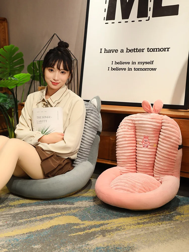 もこもこ座椅子：一体型畳クッションの背もたれ付き設計と通気性の実証