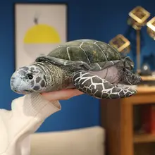 可愛い海洋生物のぬいぐるみ！リアルな亀デザイン【子供用・ソフトな触感】