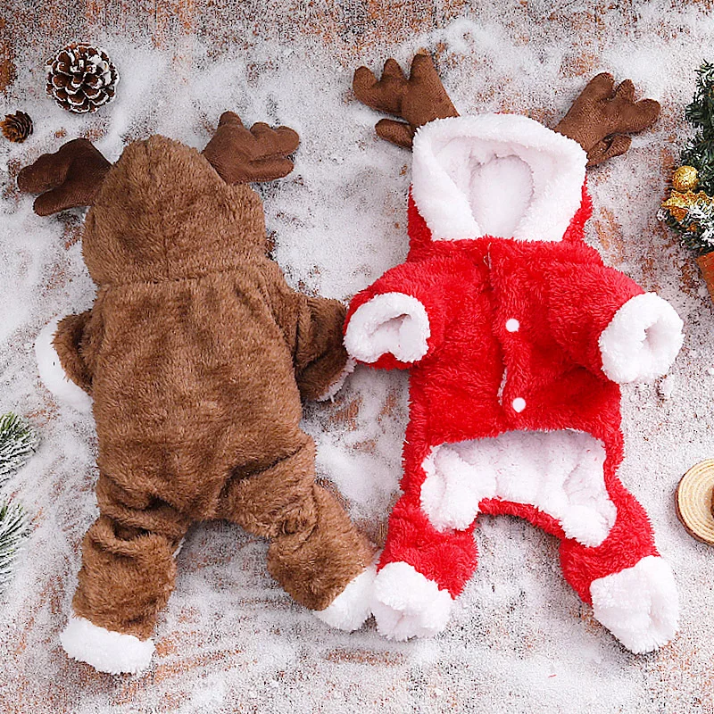 犬用クリスマス服：中小型犬向けの暖かさとデザインを実現
