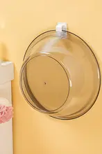 貼り付け式洗面器ラック【穴あけ不要・壁掛け収納】
