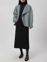 MAS&JM ウールダブルフェイスショートコート【手作り・重ねデザイン・秋冬用】