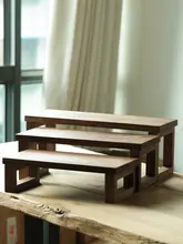 収納棚 デスク上 ユーザー 化粧品 茶器 コーヒー 素材: 無垢材 ウォールナット