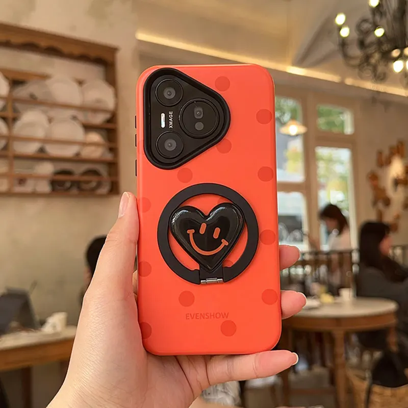 磁気吸着フィルム付きスマートフォンケース：スタンド機能と衝撃吸収を備えた女性向けデザイン