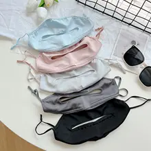 夏用 UVカット フェイスマスク【通気性・全顔カバー・薄手】