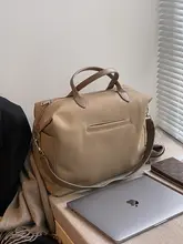 CENGE ナイロン レザー製 ノートパソコン用トートバッグ【大容量・男女兼用・旅行・出張用】