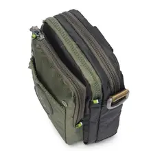 防水オックスフォード生地ミニメンズショルダーバッグ【復古デザイン・ウエストポーチ・斜め掛け可能】