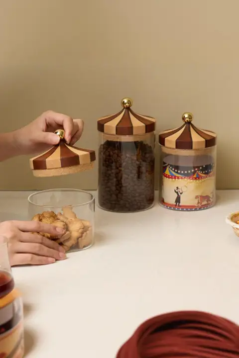 防湿木製収納容器【お菓子やナッツ用・コーヒー豆ストレージ・大容量】
