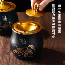 スタイリッシュなステンレス製灰皿【蓋付き・デスクトップ収納・家庭用・オフィス用】