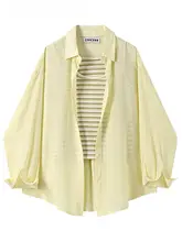 CIVICERA ファッション スイート エイジ リダクション カジュアル シャツ