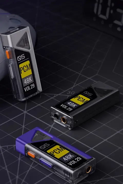 ポータブルHiFiデコードヘッドフォンアンプ【高音質・画面付き・DAC一体型】
