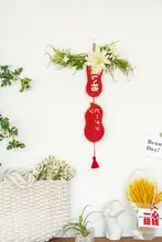 華やかな新年の花文字壁掛け装飾【寝室用・インテリアアクセント】