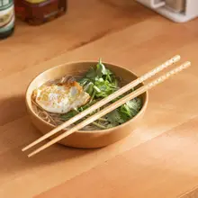 箸 家庭用 焦げ目のあるブナ木 高温耐性 火傷防止 ラーメン使用に適しています