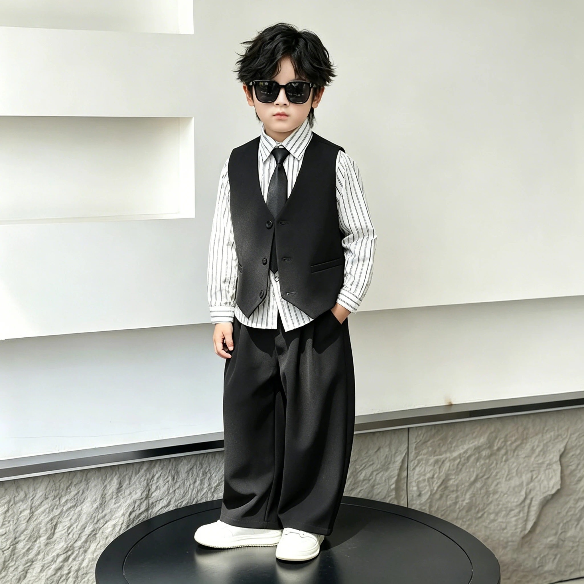 男の子用タキシード：春先のフォーマルスタイルで実用性とファッション性を両立