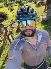 春秋用長袖サイクリングウェア メンズ【速乾・スポーツパンツ】（セットアップ対応）