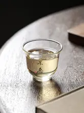 高級ガラス製ティーカップ【透明・防烫・個人用】